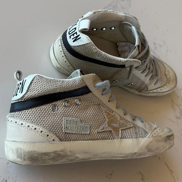 Golden Goose Mid Star Sneakers Womens Size 10/40 - Picture 7 of 17